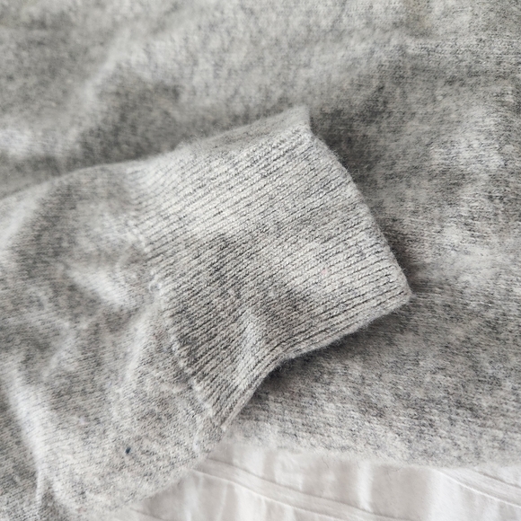 Bartolini | Grey Sweater Crew Neck Italy Merino Wool - Picture 5 of 6